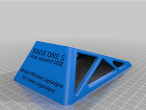 xbox dualsupportusb v1 controller supporto 3d print model - Mito3D
