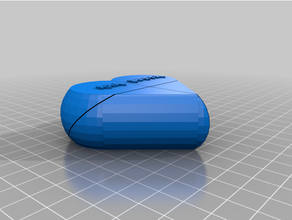 özelleştirilmiş ön monte gizli kalp Boxana Sofya v3 3d print model - Mito3D