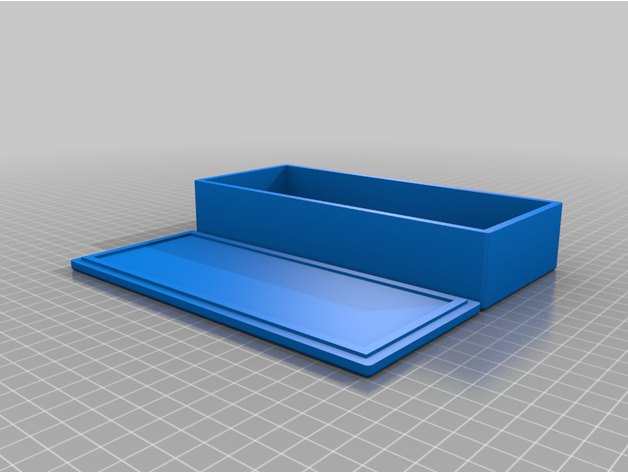 test2my angepasst einfach parametrisch Projekt Box 3D print model - Mito3D