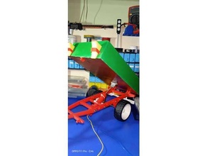rc tractor remolque 3d imprimible vehículo 3d print model - Mito3D