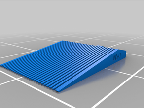 flattopper pettine flat topper 3d print model - Mito3D