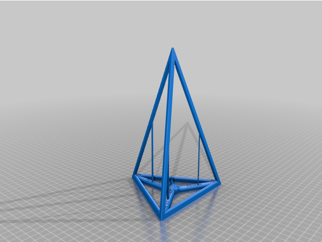 niveau pyramide pendulaire automatique 3D print model - Mito3D