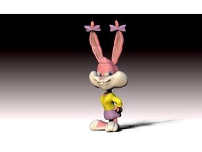 Lilica babs Hase Karikatur Coelho Ostern klein Toons 3d print model - Mito3D