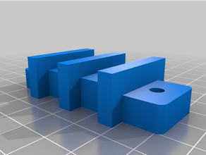 custbradomized configurabile terminale bloccare personalizzato 3d print model - Mito3D