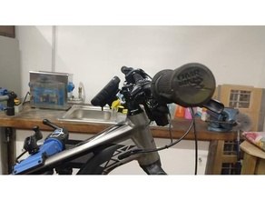 garmin etrex adapter gopro bike mount stampa 3d 3d print model - Mito3D
