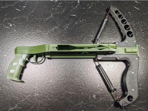 Pistole Griff gleiten Legolini 3d print model - Mito3D