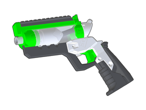 hypr nerf elastisch hammer prime Pistole Blaster hausgemacht 3d print model - Mito3D
