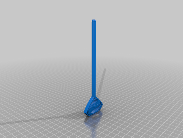 Super homen caneta homem super logotipo 3D print model - Mito3D