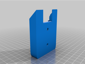 dewalt 20v battery mount - vertical print 3d print model - Mito3D
