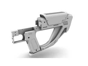 nerf gryphon thumbhole stock blaster mod 3d print model - Mito3D