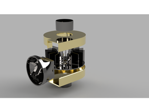 turbo ventilador estilo ventilación 3d impresora impresión abs aire crealidad ender 3 bricolaje diy electrónica geeetech partes petg pla prusa i3 herramientas 3d print model - Mito3D