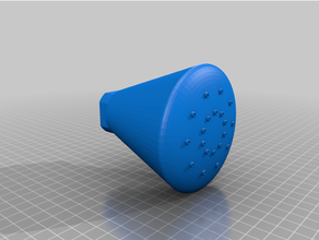customized shower head customizeable df 3d print model - Mito3D