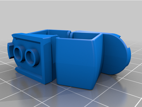 oyun kabuğu açılı ışık anahtar binmek 3d print model - Mito3D