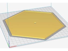hex cenário quadro Armação Bilderrahmen hexa hexágono 3d print model - Mito3D