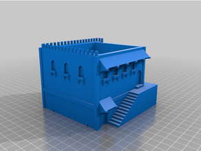mini orta doğu villa sulu ekici drenaj 3d print model - Mito3D