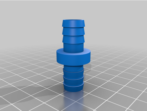customized hose connector - cmbustomizer 3d print model - Mito3D