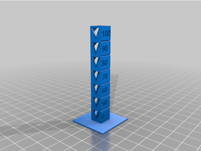 temp Torre fan 50 100 personalizzato 3d print model - Mito3D
