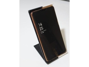 doble ángulo inalámbrico teléfono estante soporte escritorio muelle Samsung galaxia s9 smartphone cargador 3d print model - Mito3D