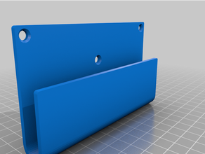 smartphone holder wall 3d print model - Mito3D