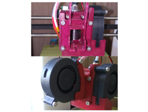 40mm adaptador radial ventilador mortalha e3d duto 3d print model - Mito3D