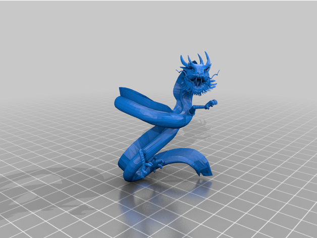 asian-style dragon aos asian dnd whfb 3D print model - Mito3D