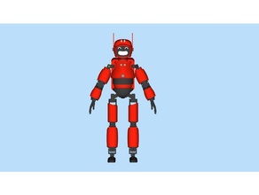 ld&r orange robot electrify size 3d print model - Mito3D