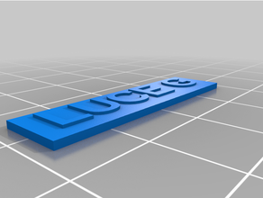 personnalisé tableau bord Étiquettes 3 3d print model - Mito3D