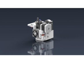 bmg direct mount e3d v6 mgn12h bltouch levelling bondtech extruder drive hotend mgn mgn12 3d print model - Mito3D