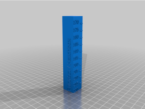customized temperature calibration tower333 3d print model - Mito3D
