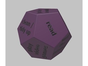 to-do dice boring idea idealab nice todo wuerfel 3d print model - Mito3D