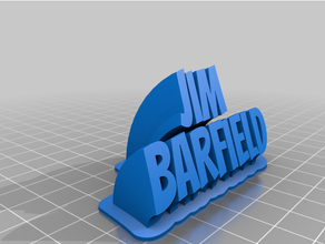 jim personalizzato 3d print model - Mito3D