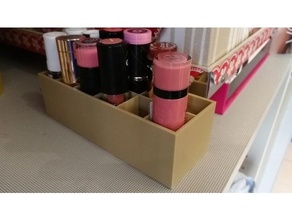 nail polish box organizer 3d print model - Mito3D