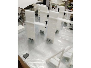magnétique bâtiment planche agencements 25mm 20mm 8mm aimants 3d print model - Mito3D