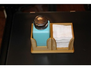 alcohol dispenser pads holder 3d print model - Mito3D