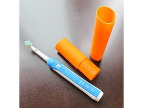 case oral-b toothbrush e-toothbrush electric behltnis box braun braunoral-b etui reise travel zahnbrste 3d print model - Mito3D