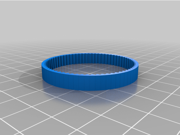 customized gt2 timing belt 3D print model - Mito3D