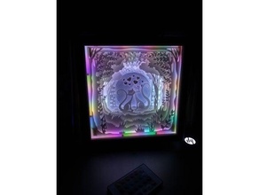 image nuit lumière 3d print model - Mito3D