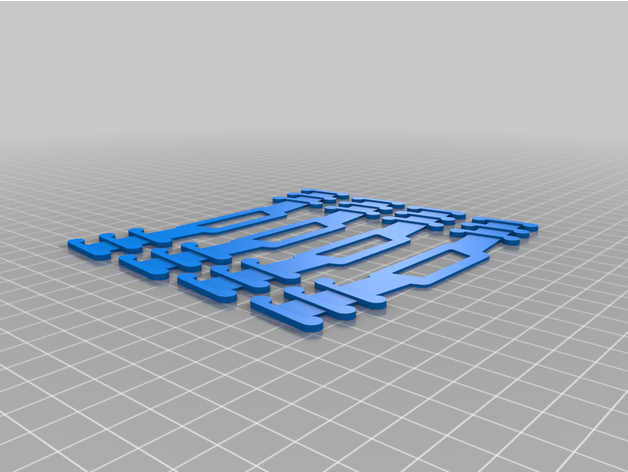 chirurgisch Maske Ohr Sparer remix klein bauen Teller 3D print model - Mito3D