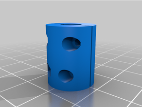 angepasst parametrisch axis Paar 4 635ler Stepper Gewinde Stange Kupplung 3d print model - Mito3D