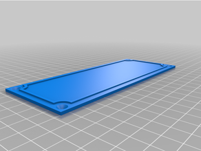 customizesignd simple sign customized 3d print model - Mito3D