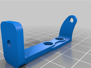 anycubic kossel 5015 fan piezo sensor mount 3d print model - Mito3D