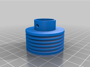 customized multiwedge belt v3pulley creator 3d print model - Mito3D