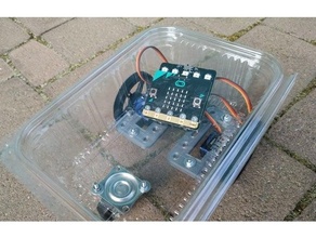 servomoteur soutien arduino bbc microbit pyboard framboise pi robot 3d print model - Mito3D