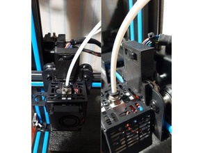 soporte conector hotend Hellboy magna 1 accesorio geeetech a10 modificación 3d print model - Mito3D