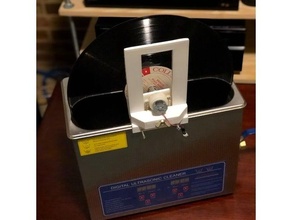 ultrasónico grabar limpiador limpieza registros vinilo 3d print model - Mito3D