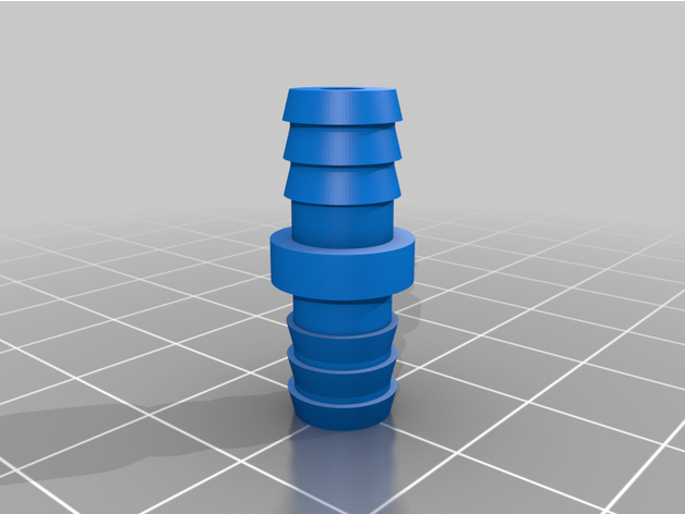 hose connector 7mm 3D print model - Mito3D