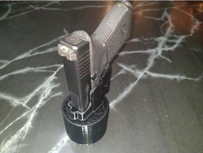 glock19 cupholder holster cup holder freedom glock 19 gun guns open carry 3d print model - Mito3D