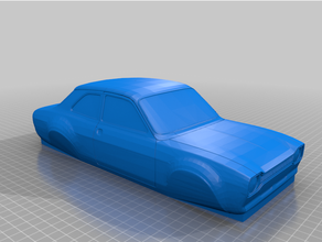 ford escort mk1 body shell rc car 144001 wltoys 3d print model - Mito3D