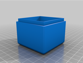 petite boite scatola 8cm boite scatola carr cubo cubo petite 3d print model - Mito3D