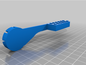 dot & dash robot lego attachment 2x6 compatible workshop 3d print model - Mito3D